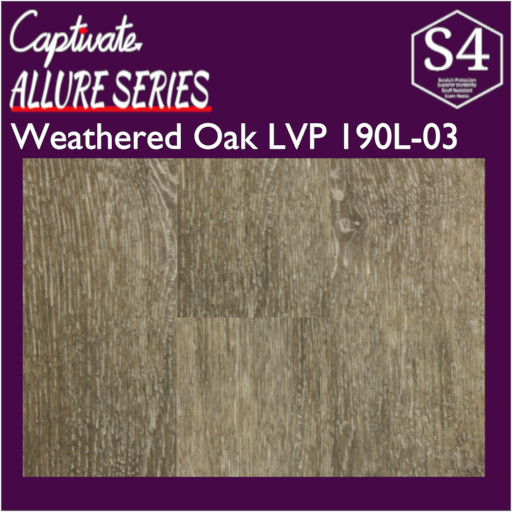 Weathered Oak Captivate LVP 190L-03