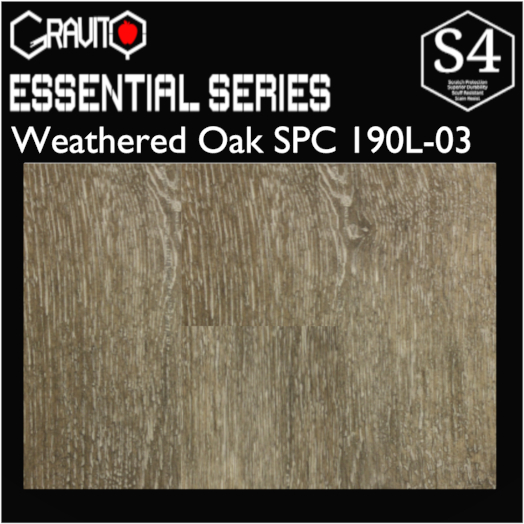 Weathered Oak Gravity SPC 190L-03