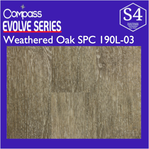 Compass SPC Evolve Series Weathere Oak 190L-03